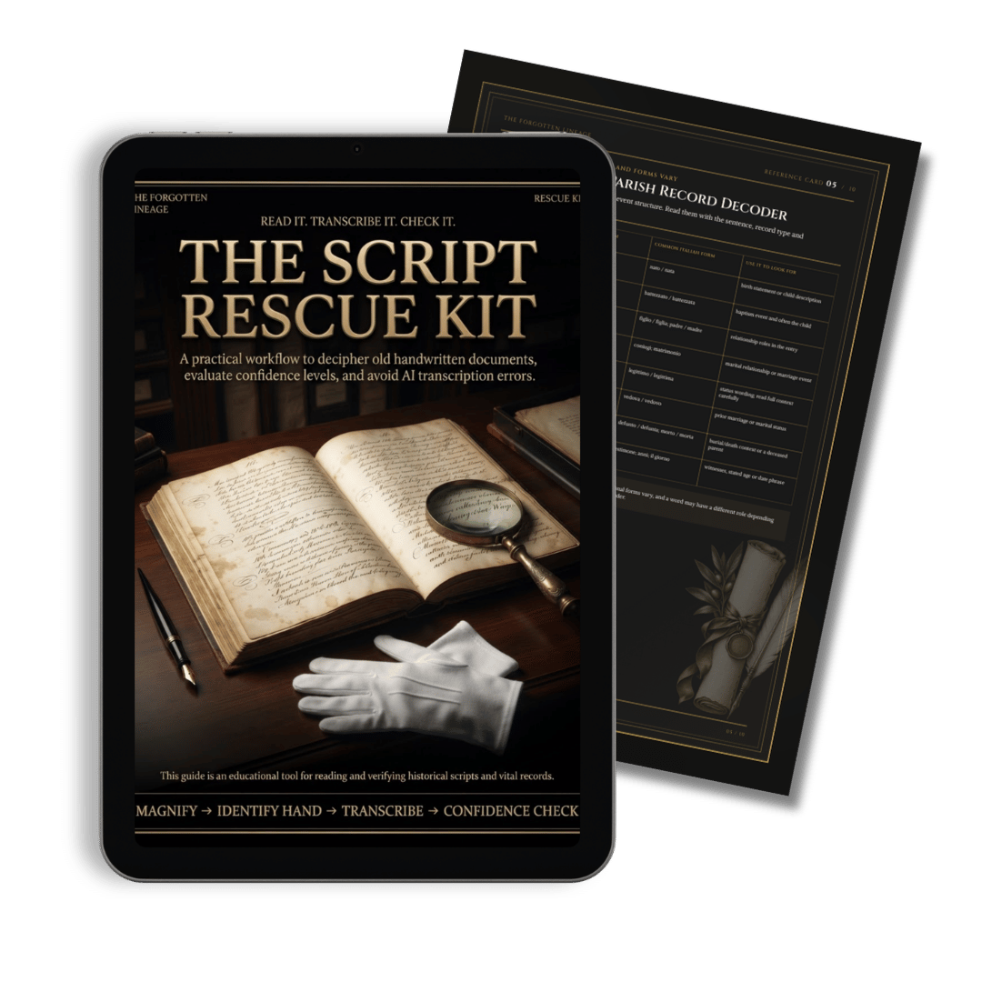 The Script Rescue Kit - Read Difficult Records Without Guessing
